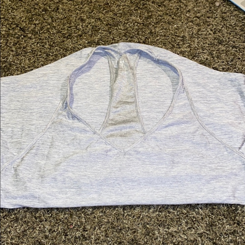 Grey underarmour dri-fit tank